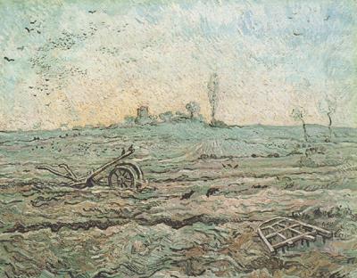 Vincent Van Gogh The Plough and the Harrow (nn04) china oil painting image
